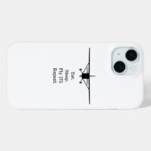 Eet. Slaap. Vlieg 172. Herhaal. luchtvaartuig Case-Mate iPhone Case (Achterkant (horizontaal))