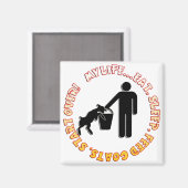 EET, SLAAP, VOER GEITEN, BEGIN OPNIEUW - MIJN LEVE MAGNEET (Voorkant / Achterkant)