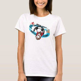 Eet, slaap, voetbal, herhaal. cartoon voetbal t-shirt