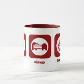 Eet. Slaap. Voetbal. Mok (Midden)