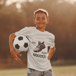 Eet. Slaap. Voetbal. Urban Soccer Boot. Kinder Voe T-shirt<br><div class="desc">Geweldige abstract shirt voor het voetschoeisel met de tekst "Eat. Slaap. Voetbal". Maakt een geweldige geschenk voor voetballiefhebbers.</div>