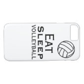 Eet. Slaap. VolleybalHoesje Case-Mate iPhone Case (Achterkant (Horizontaal))