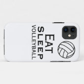 Eet. Slaap. VolleybalHoesje Case-Mate iPhone Case (Achterkant (horizontaal))