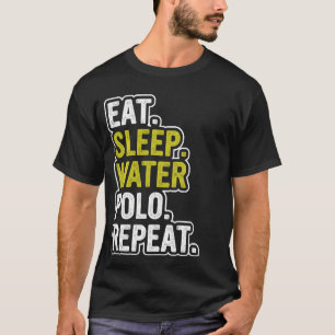 Eet Slaap Waterpolo Grappig Watervoetbal Polo Spor