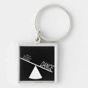 EET SLAAP WERK DANS SLEUTELHANGER CADEAU