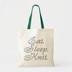Eet. Slaap. Zonneklep. (canvas tas) Tote Bag