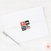 Eet Slaapbrug Ronde Sticker (Envelop)