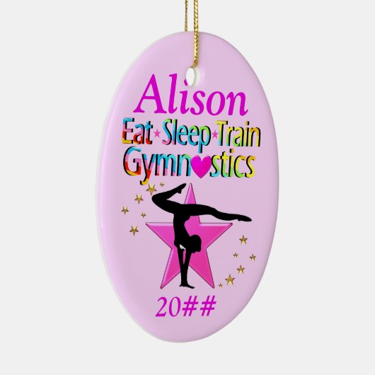 EET SLAAPGYMNASTIEK GEPERSONALISEERD ORNAMENT (Rechts)