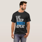 Eet Slaaphockey Repea T-shirt (Voorkant volledig)