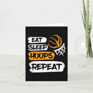 Eet Slaaphoepels Herhaal  Basketbal Gezegde a Kaart