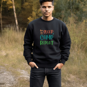 Eet Slaapkamp Herhaal - Het ultieme kampeerleven T-shirt