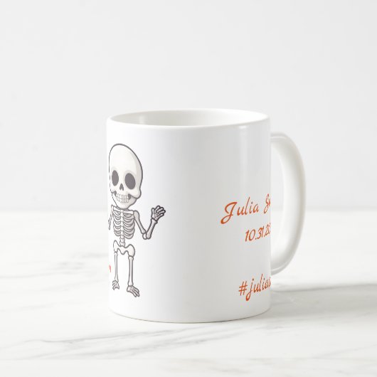 Eet Slaappoep Repea Schattige Oktober Pasgeboren S Koffiemok (Voorkant rechts)