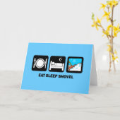 eet slaapschop kaart (Gele Bloem)