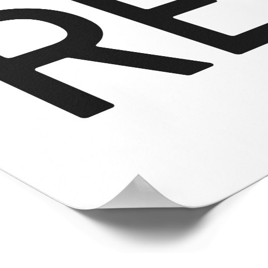 Eet slaapspel, herhaal woordgamers poster (Hoek)