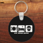 Eet-slaapspel Sleutelhanger (Voorkant)