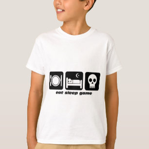 Eet-slaapspel T-shirt
