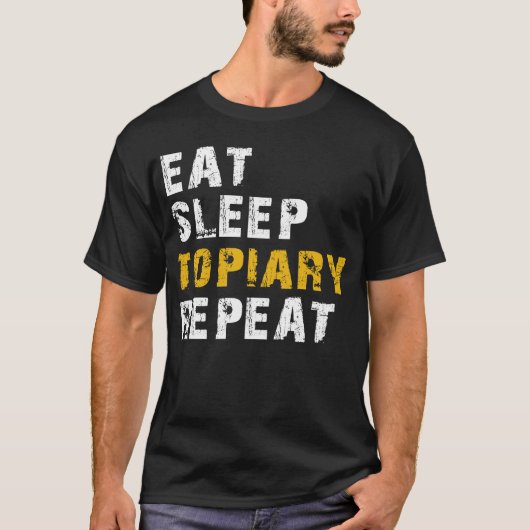 Eet slaaptopiary t-shirt (Voorkant)