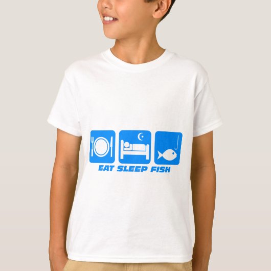 eet slaapvis t-shirt (Voorkant)
