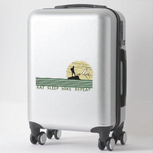 Eet slaapwandeling Herhaal wandelen Wild Sticker