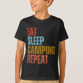 EET SLAP KAMPEN HERHALEN T-Shirt (Voorkant)