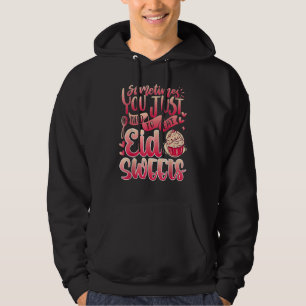 Eet snoep Eid Mubarak Voor Moslim Meisjes Vrouwen Hoodie