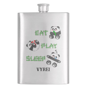 Eet Speel Slaap Schattige Baby Panda Comfortabel L Flacon