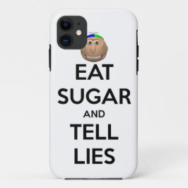 EET SUIKER EN VERTEL LEUGENS iPhone hoesje