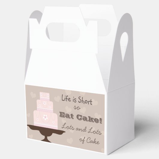 Eet taart! bedankdoosjes (Geopend)