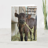 EET TAART NIET HOOI "BROER" VERJAARDAG KAART (Voorkant)