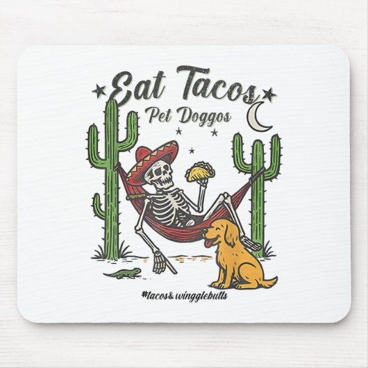 Eet Tacos Aai Hondjes Muismat (Voorkant)