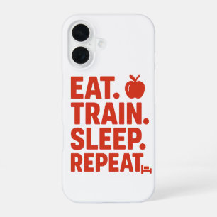 Eet Train Slaap Herhaal Phone Wallpaper iPhone 16 Hoesje