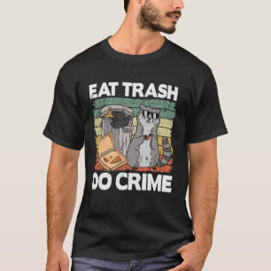 Eet Trash Do Crime Grappige Raccoon Pullover Hoodi