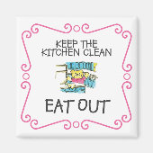 Eet uit Teddy Bear Magnet (Voorkant)