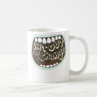 Eet uit voor een Mok van de Verandering Koffie