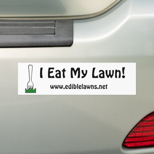 Eet uw eigen Bumpersticker (Op auto)
