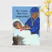 Eet Uw Groenten Kaart (Gele Bloem)