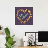 EET UW HART UIT aangepast poster (Thuiskantoor)
