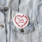 EET UW HEART UIT douaneknoppen Ronde Button 7,6 Cm (In situ)