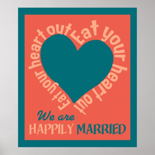 EET UW poster UIT DE HART (Voorkant)