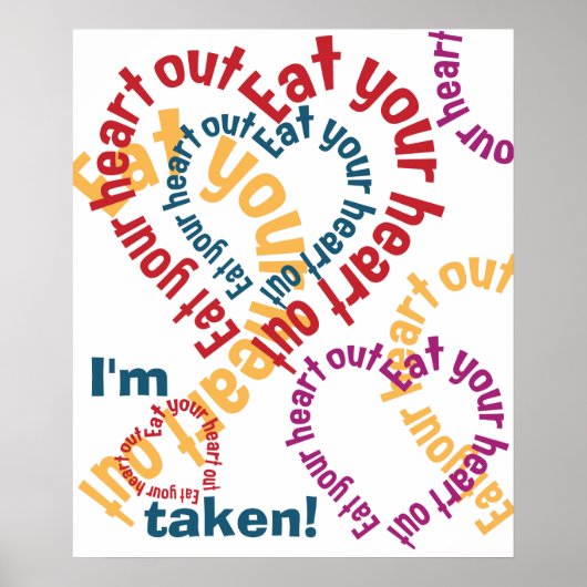 EET UW poster UIT DE HART (Voorkant)