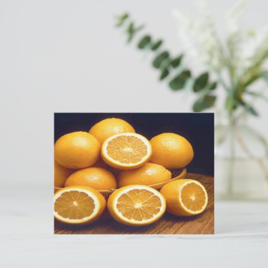 Eet uw Sinaasappels Briefkaart (Staand voorkant)