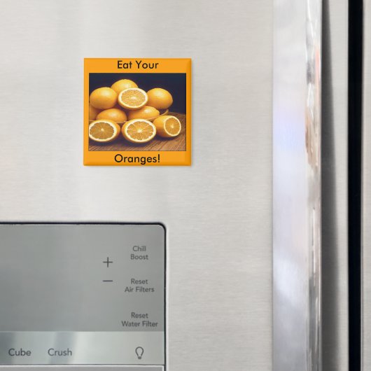 Eet uw Sinaasappels Magneet (Insitu (Koelkast))