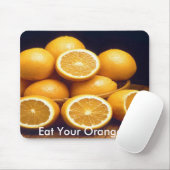 Eet uw Sinaasappels Muismat (Met muis)