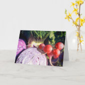 Eet Uw Veggies #1 Kaart (Gele Bloem)