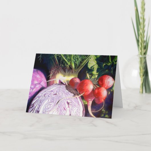 Eet Uw Veggies #1 Kaart (Voorkant)