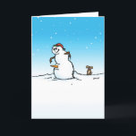 Eet uw wortelrude spnowman blanco binnenste kaart<br><div class="desc">Deze grappige blanco binnenkaart is gewoon het ding! 

 Pas het aan! Voeg je eigen speciale bericht toe. Perfect voor winterverjaardagskaarten,  denken aan je kaarten of een speciale boodschap die je kiest. Maak het uniek voor je!</div>