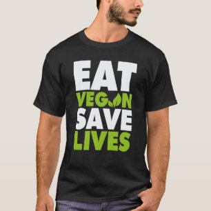 Eet Vegan Red levens T-shirt