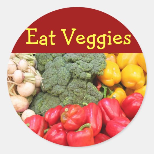 Eet veggie stickers (Voorkant)