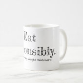 Eet verantwoord. Mok (Voorkant rechts)