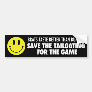 Eet worstjes, geen bumperkleven bumpersticker